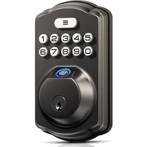 Veise Fingerprint Keyless Entry Door Lock for $56