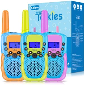 Selieve Walkie Talkie 3-Pack for $26