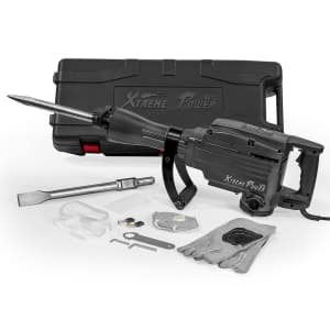 XtremepowerUS 2200W Demolition Industrial Electric Hammer Concrete Breaker for $134 XtremepowerUS 2200W Demolition Industrial Electric Hammer Concrete Breaker for $134
