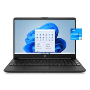 HP Pentium Silver Gemini Lake Refresh 15" Laptop w/ 128GB SSD for $305