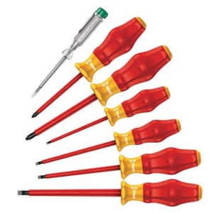 Wera Kraftform Comfort 1160i/7 Ergonomic Insulated Screwdriver Set, 6-Piece for $63 Wera Kraftform Comfort 1160i/7 Ergonomic Insulated Screwdriver Set, 6-Piece for $63