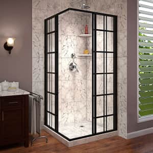 DreamLine French Corner Framed Sliding Shower Enclosure for $670 DreamLine French Corner Framed Sliding Shower Enclosure for $670
