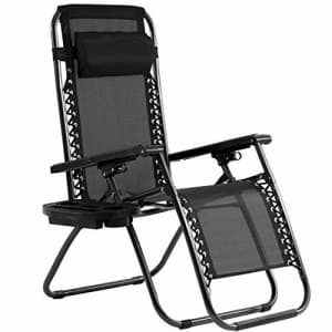 FDW Zero Gravity Chair Patio Chairs Lounge Patio Chaise 1 Pack Adjustable Reliners for Pool Yard with for $27 FDW Zero Gravity Chair Patio Chairs Lounge Patio Chaise 1 Pack Adjustable Reliners for Pool Yard with for $27