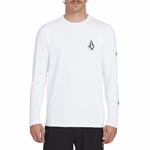 Volcom Men's Deadly Stones Long Sleeve UPF 50+ Rashguard,White,X-Large for $26 Volcom Men's Deadly Stones Long Sleeve UPF 50+ Rashguard,White,X-Large for $26