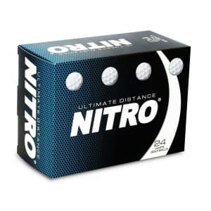 Nitro Ultimate Distance Golf Balls 24-Pack for $13 Nitro Ultimate Distance Golf Balls 24-Pack for $13