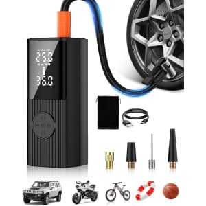 AILKIN Wireless Portable Tire Inflator Pump for $35