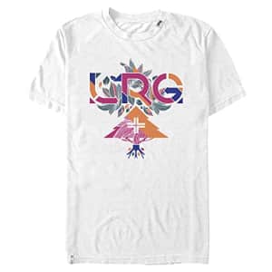 LRG Lifted Research Group Floral Young Men's Short Sleeve Tee Shirt, White, Medium for $13