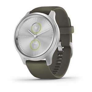 Garmin vvomove Style, Hybrid Smartwatch with Real Watch Hands and Hidden Color Touchscreen for $220