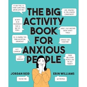 The Big Activity Book for Anxious People Paperback Book for $14