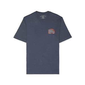 G.H. Bass & Co. Men's Big Short Sleeve Graphic Print T-Shirt, Mood Indigo Heather, 3X-Large Tall for $12 G.H. Bass & Co. Men's Big Short Sleeve Graphic Print T-Shirt, Mood Indigo Heather, 3X-Large Tall for $12