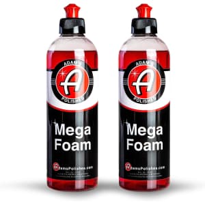Adam's Polishes Mega Foam 2-Pack for $19 via Sub & Save