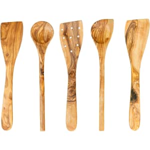 Thirteen Chefs Tramanto 5-Piece Olive Wood Utensil Set for $20