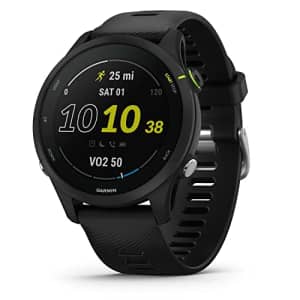 Garmin 010-02641-20 Forerunner 255 Music, GPS Running Smartwatch with Music, Advanced Insights, for $300