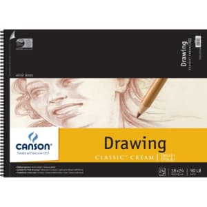 Canson Drawing Paper Pad Party Supplies, Ivory/Cream, 12 Pieces for $30