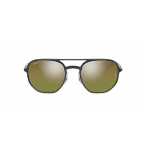 Ray-Ban RB4321CH Chromance Hexagonal Sunglasses, Transparent Dark Grey/Green Mirror Gold Gradient for $167 Ray-Ban RB4321CH Chromance Hexagonal Sunglasses, Transparent Dark Grey/Green Mirror Gold Gradient for $167