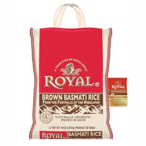 Basmati Brown Rice 10-lb. Bag for $17