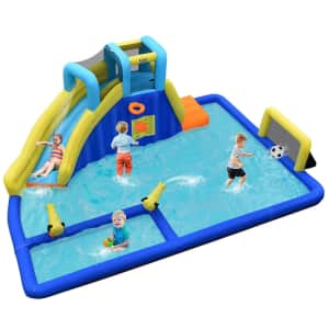 Costway Inflatable Water Slide Jumping House for $269 Costway Inflatable Water Slide Jumping House for $269