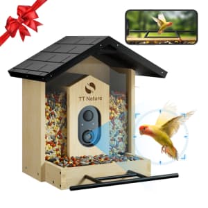 TTNature Smart AI Bird Feeder with Camera for $51 TTNature Smart AI Bird Feeder with Camera for $51