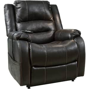 Signature Design by Ashley Yandel Faux Leather Electric Power Lift Recliner for $770