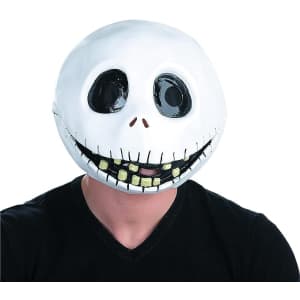 Jack Skellington Adult Halloween Latex Mask for $17