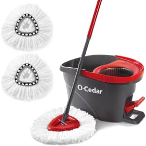 O-Cedar EasyWring Spin Mop & Bucket w/ 2 Refills for $31