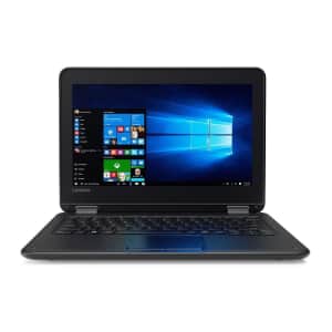 Lenovo 80UR0006US Black Flip design 11.6-inch Touchscreen 2-in-1 Business Laptop, Intel Celeron for $229 Lenovo 80UR0006US Black Flip design 11.6-inch Touchscreen 2-in-1 Business Laptop, Intel Celeron for $229