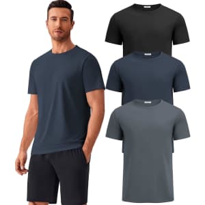 Pinspark Men's Workout Shirt 3-Pack for $16 Pinspark Men's Workout Shirt 3-Pack for $16