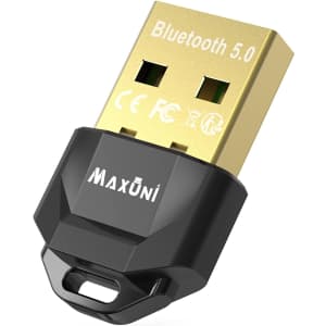 Maxuni Bluetooth 5.0 EDR Adapter for $4 Maxuni Bluetooth 5.0 EDR Adapter for $4