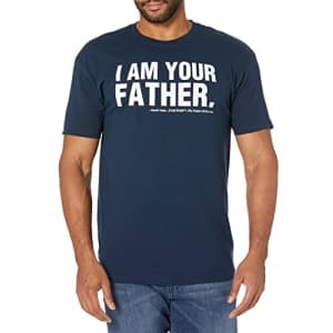 Star Wars Men's The Father T-Shirt Navy Blue, Large for $18