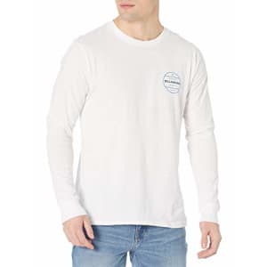 Billabong Men's Long Sleeve Premium Logo Graphic Tee T-Shirt, White Rotor, XL for $25 Billabong Men's Long Sleeve Premium Logo Graphic Tee T-Shirt, White Rotor, XL for $25
