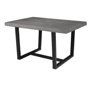 Welwick Designs 52" Distressed Solid Wood Dining Table for $254