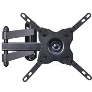 VideoSecu TV Wall Mount Monitor Bracket with Full Motion Articulating Tilt Arm 15" Extension for for $18