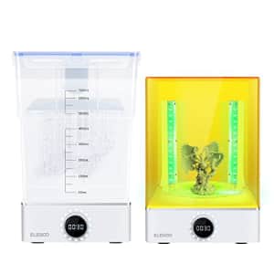 ELEGOO Mercury X Bundle Cure and Wash Large UV Curing Machine Resin Washing and Curing Machine for for $200 ELEGOO Mercury X Bundle Cure and Wash Large UV Curing Machine Resin Washing and Curing Machine for for $200