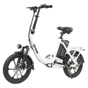 Gotrax NEPHELE 16" Folding Electric Bike, Max Range 25Miles(Pedal-assist) &15.5Mph Power by 350W for $479