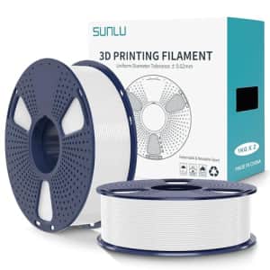 SUNLU PLA+2.0 3D Printer Filament 2KG, Tougher and Stronger PLA Plus Filament 1.75mm, Dimensional for $24