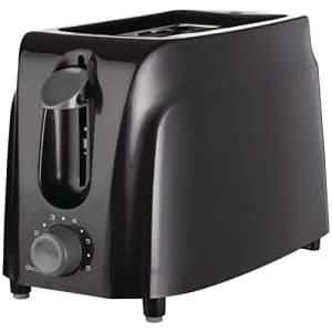 Brentwood TS-260B Cool Touch 2-Slice Toaster, Black for $18