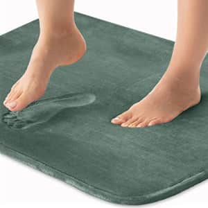 Gorilla Grip Thick Memory Foam Bath Rug, Soft Absorbent Luxury Mats, 30x20, Plush Velvet Topside, for $15 Gorilla Grip Thick Memory Foam Bath Rug, Soft Absorbent Luxury Mats, 30x20, Plush Velvet Topside, for $15