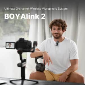 Boya Boyalink 2 Wireless Microphone at BOYA: 13% off, from $43