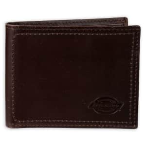 Dickies Men's Leather Slimfold Wallet for $15