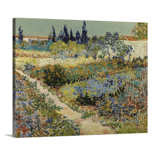 GreatBigCanvas Vincent van Gogh "Garden at Arles, 1888" 30" x 24" Canvas Wall Art for $60 GreatBigCanvas Vincent van Gogh "Garden at Arles, 1888" 30" x 24" Canvas Wall Art for $60