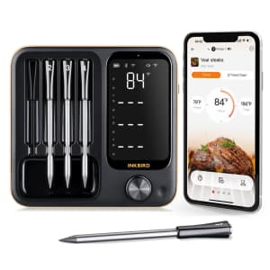 Wireless Meat Thermometer w/ 4 Probes: pre-order for $100 Wireless Meat Thermometer w/ 4 Probes: pre-order for $100