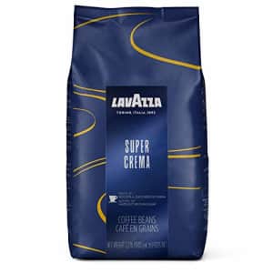 Lavazza Super Crema Whole Bean 2.2-lb. Coffee Blend for $23