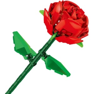 Lyfawe Rose Flower Building Kit for $8