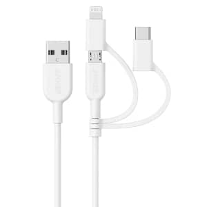 Anker Powerline II 3-in-1 Cable for $22