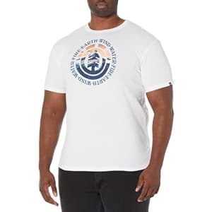 Element Men's Seal Short Sleeve Tee Shirt, Optic White Swiss, M for $10 Element Men's Seal Short Sleeve Tee Shirt, Optic White Swiss, M for $10