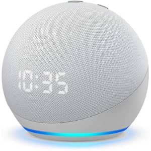 4th-Gen Amazon Echo Dot with Clock for $33 w/ Prime