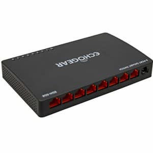 Echogear 8 Port Gigabit Ethernet Switch - Plug & Play Unmanaged Switch with Auto-Negotiation, Full for $25