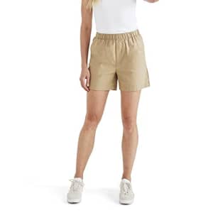 Dockers Women's Weekend Pull on Shorts, (New) Harvest Gold, X-Large for $21