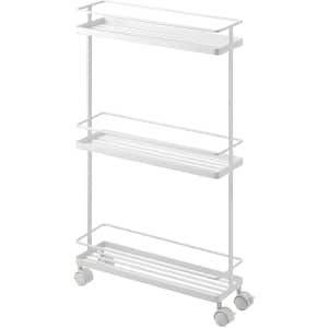 Yamazaki Home Rolling Kitchen Storage Cart for $52 Yamazaki Home Rolling Kitchen Storage Cart for $52