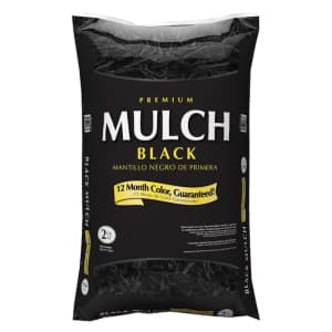 Mulch at Lowe's. Give your landscape a polished look and feel. At $2 per bag, this is a steal.